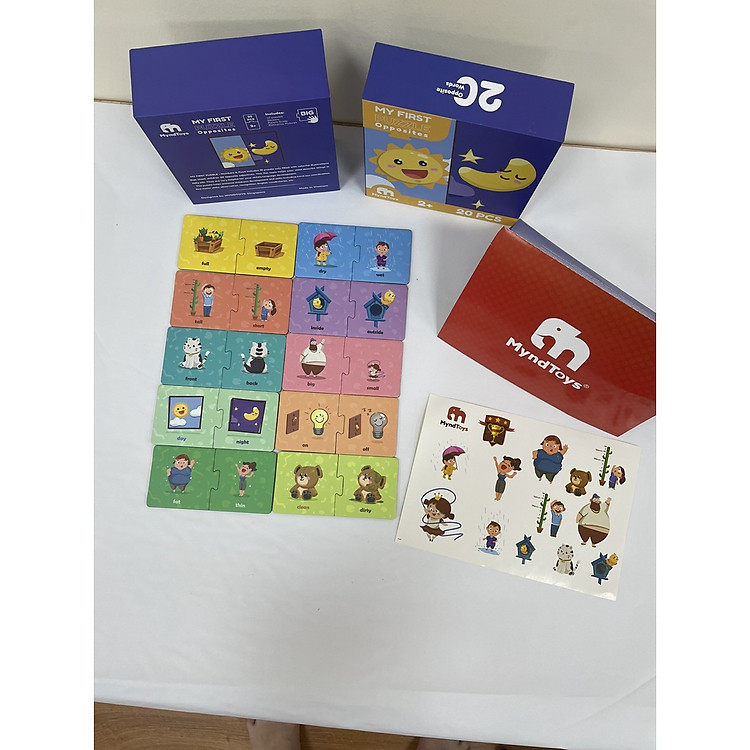 Đồ Chơi Xếp Hình My First Puzzle - Đối Lập Chính hãng Giá rẻ - Hình ảnh 3
