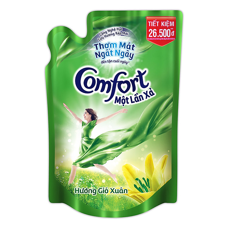 Nước Xả Vải Comfort Đậm Đặc Hương Gió Xuân Túi 1.6L - 32017734