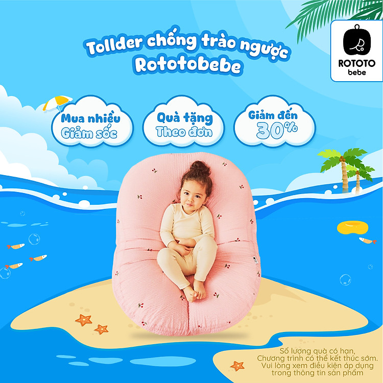 Tham Khảo tại ConCung: Gối chống trào ngược Rototo Bebe cỡ lớn , nhận ngay nhiều Ưu đãi