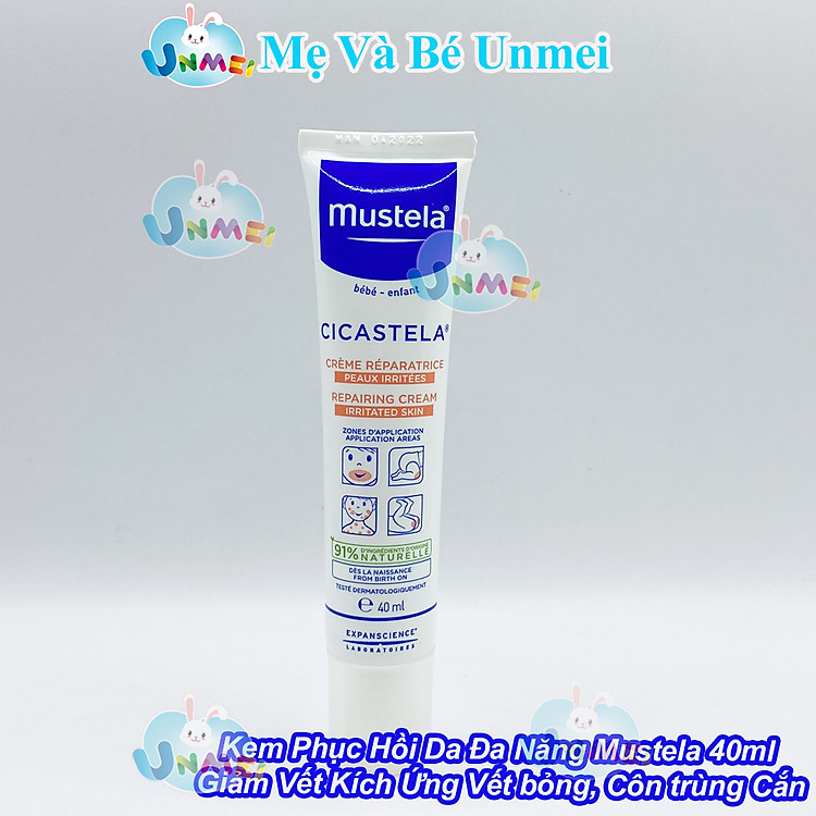 Kem Phục Hồi Da Mustela Cicastela 40ml Chính hãng Tiết kiệm - Hình ảnh 5