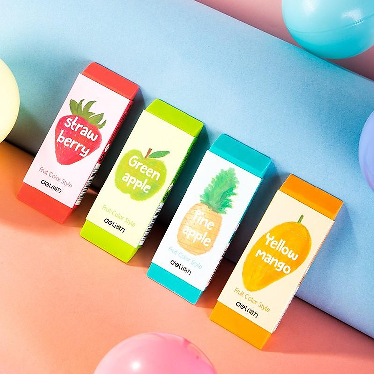 Gôm Tẩy Deli Hình Vẽ Hoa Quả (71050) - Ảnh 2