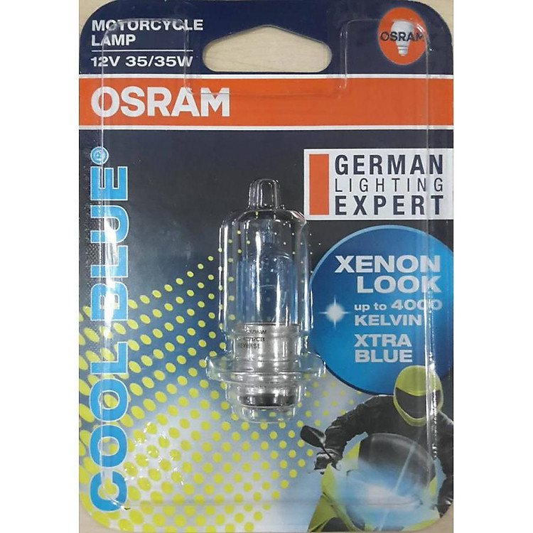 Bóng đèn xe Osram trắng 4000kelvin M5 coolblue cho dream và xe thái