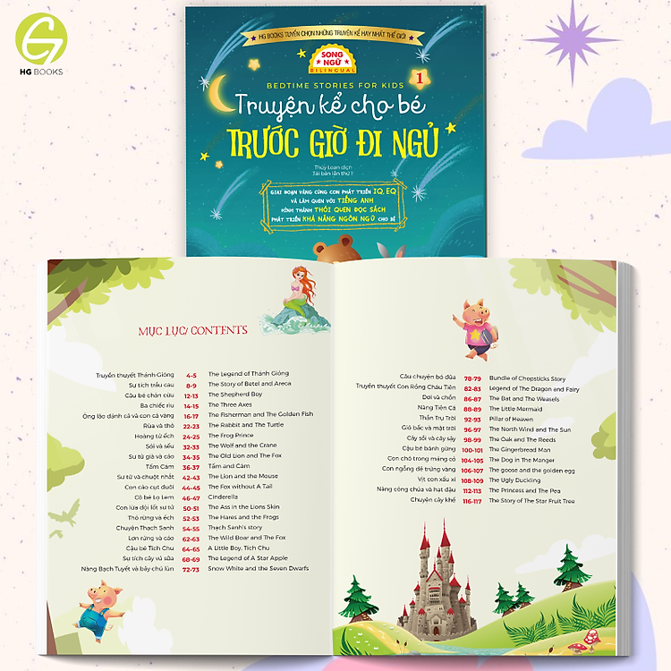 Song Ngữ – Truyện Kể Cho Bé Trước Giờ Đi Ngủ – Quyển 1 - Ảnh 3