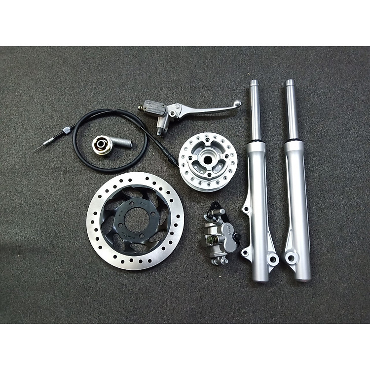 bộ đĩa trước cho xe wave tặng dây dầu tặng bao xe máy