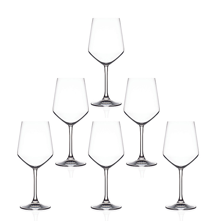 Bộ 6 ly rượu vang pha lê Ý RCR Universum 550ml