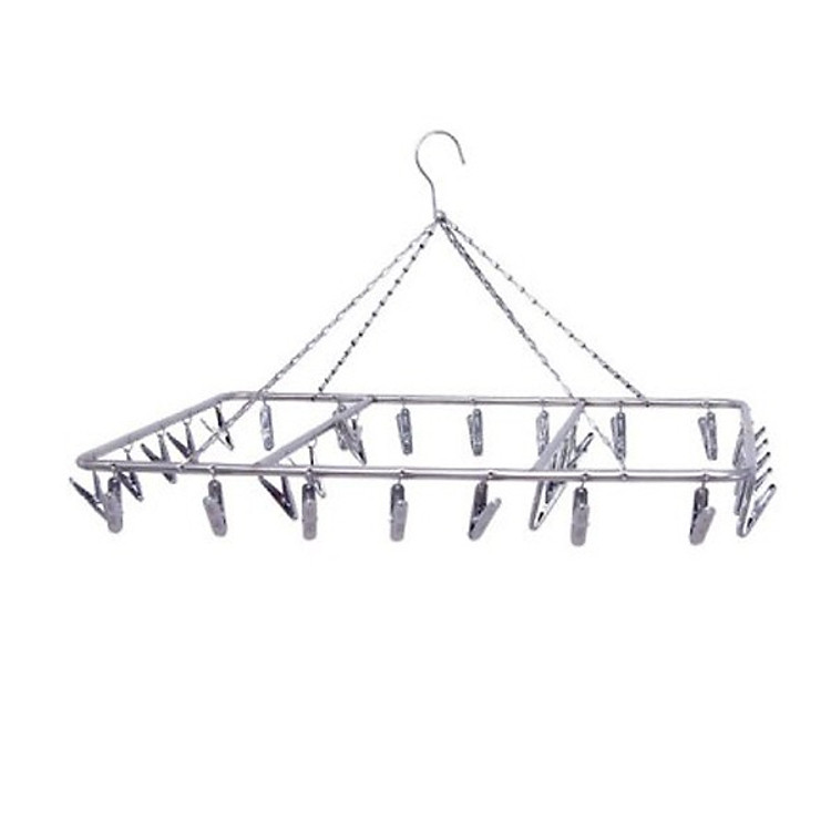 MÓC TREO ĐỒ KẸP ĐỒ- KẸP TREO ĐỒ EM BÉ 32 KẸP-MD06