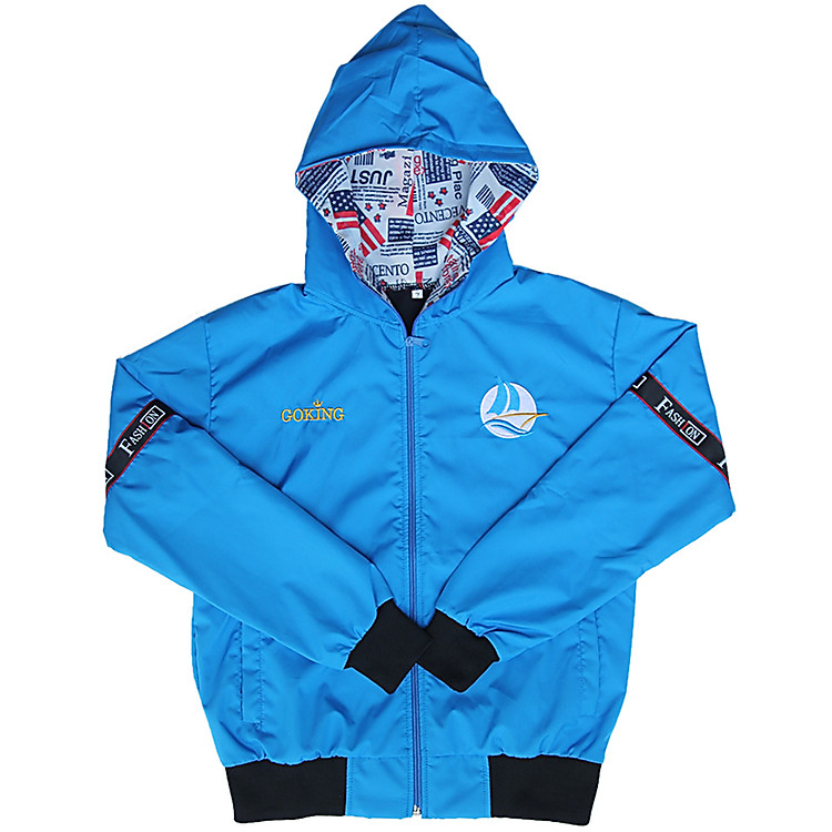 Áo khoác dù trẻ em GOKING, form unisex cho bé gái bé trai, áo khoác gió thời trang hàng hiệu cao cấp