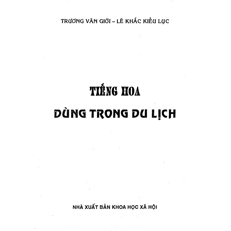 Tiếng Hoa Dùng Trong Du Lịch - Ảnh 3