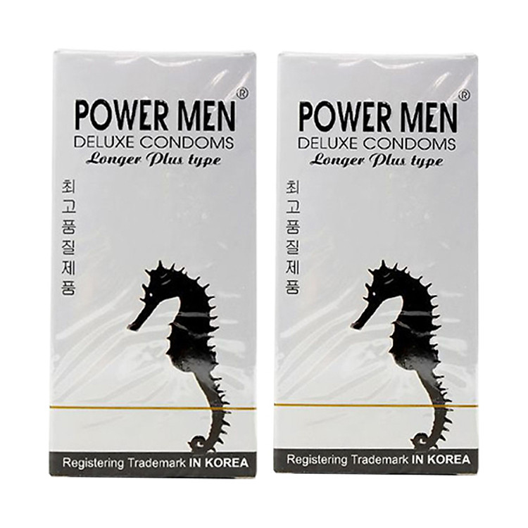 BỘ 2 BAO CAO SU GÂN GAI KÉO DÀI THỜI GIAN POWERMEN LONGER PLUS TYPE