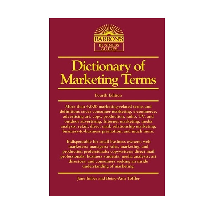 Dictionary Of Marketing Terms