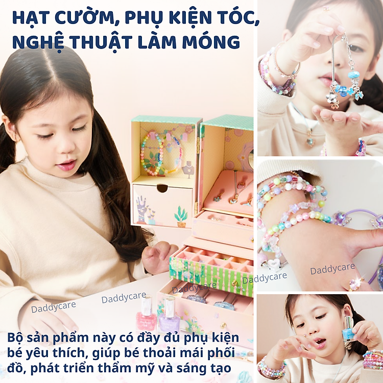 Phụ kiện bé gái: Vòng tay, charm, sơn móng Chính hãng Giá tốt - Hình ảnh 4
