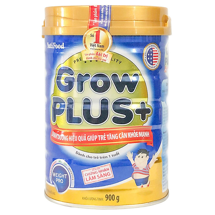 Sữa Bột Nutifood Grow Plus+ Xanh (900g)