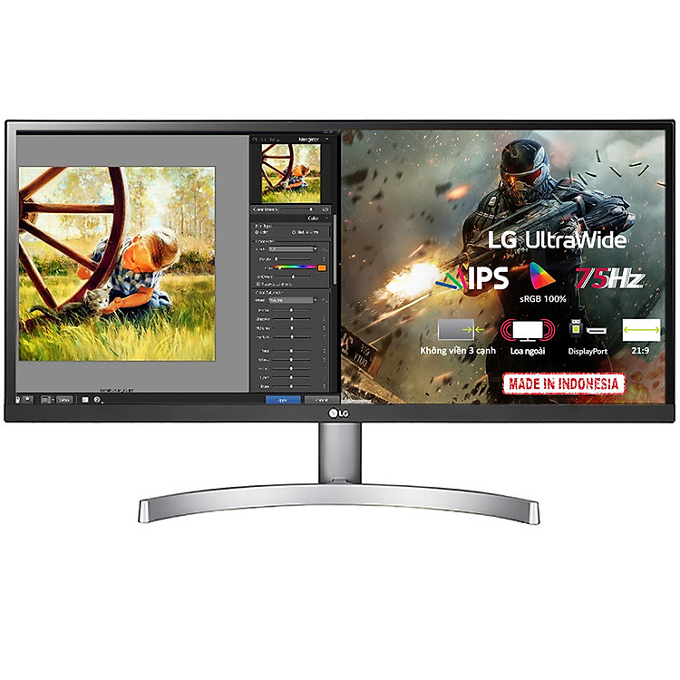 Màn Hình Gaming LG 29WK600-W UltraWide 29inch WFHD 5ms 75Hz FreeSync IPS Speaker - Hàng Chính Hãng
