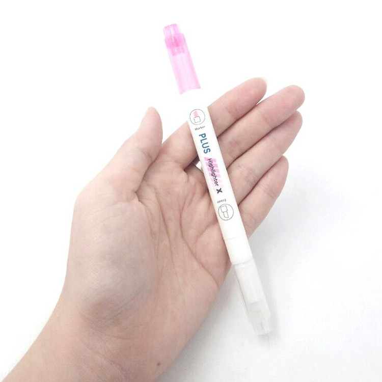 Bút Dạ Quang Plus-600-V009 - Hồng - Ảnh 5