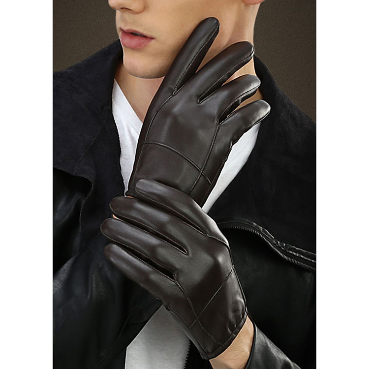 Găng tay da cừu nam BH6610