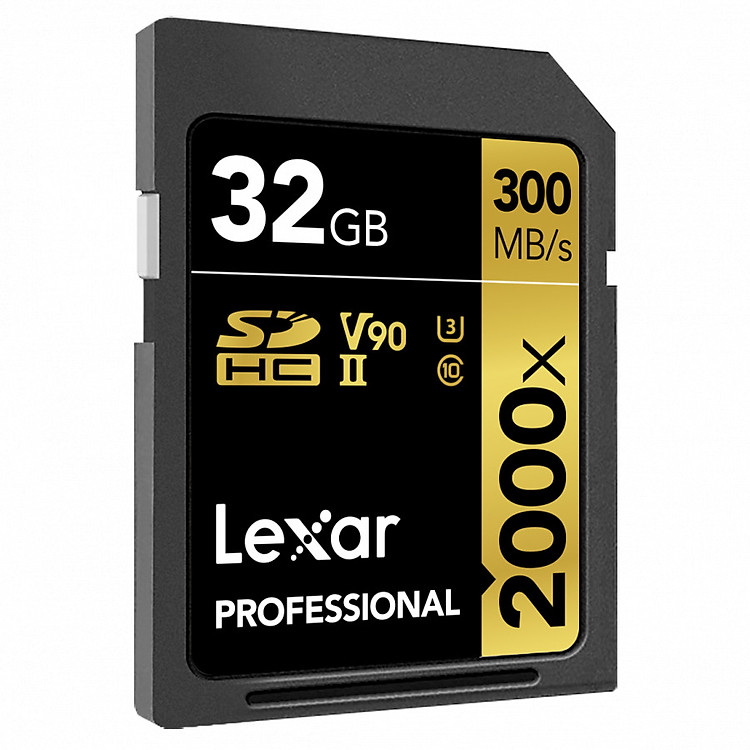 Thẻ Nhớ Lexar SDHC Professional 2000x 32GB UHS-II 300MB/s - Hàng Chính Hãng