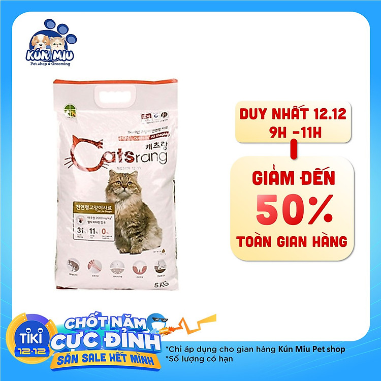 Hạt Catsrang - Thức Ăn Hạt Cho Mèo Mọi Lứa Tuổi