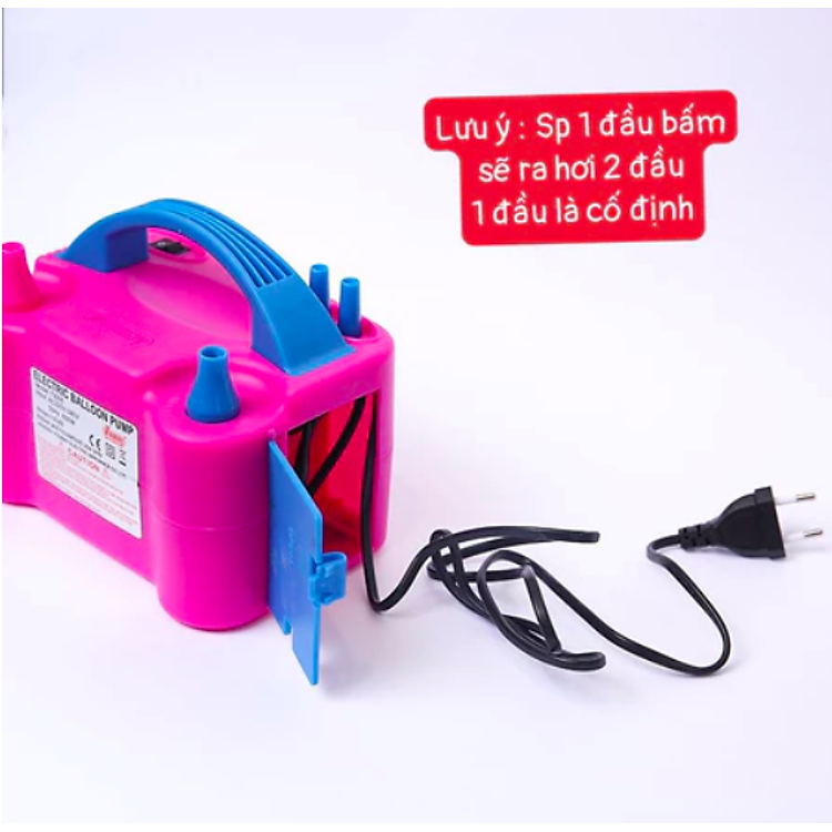 Bơm Bóng Bay Bằng Điện (Bơm 2 bóng 1 lần) - Ảnh 3