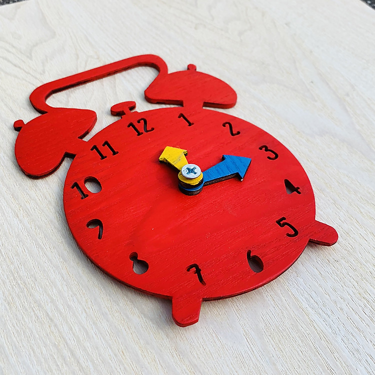 Đồng Hồ Gỗ Đồ Chơi Giáo Dục Chính hãng Giá rẻ - Hình ảnh 4