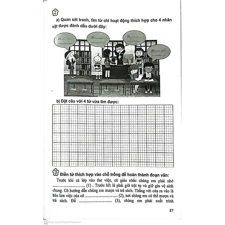 Vở Bài Tập Nâng Cao Từ Và Câu Lớp 3 - Ảnh 6