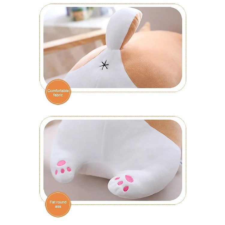 Thú nhồi bông chó Corgi dễ thương Chính hãng Giá tốt - Hình ảnh 5