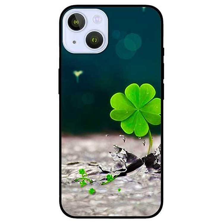 Ốp lưng dành cho Iphone 13 Mini - Iphone 13 - Iphone 13 Pro - Iphone 13 Pro Max - Cỏ 4 Lá Vuơn Lên