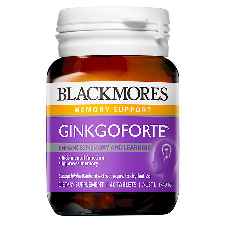 Thực Phẩm Chức Năng Blackmores Ginkgoforte (40 Viên)