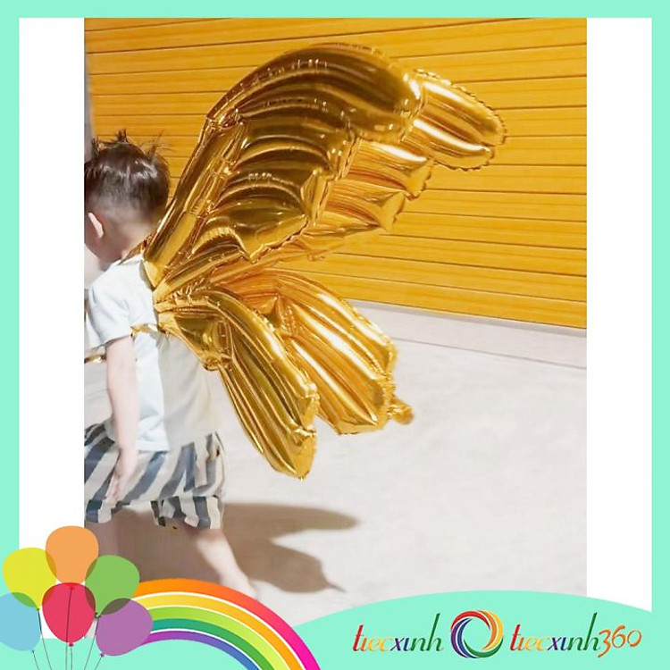 Bong bóng đôi cánh – Vàng gold