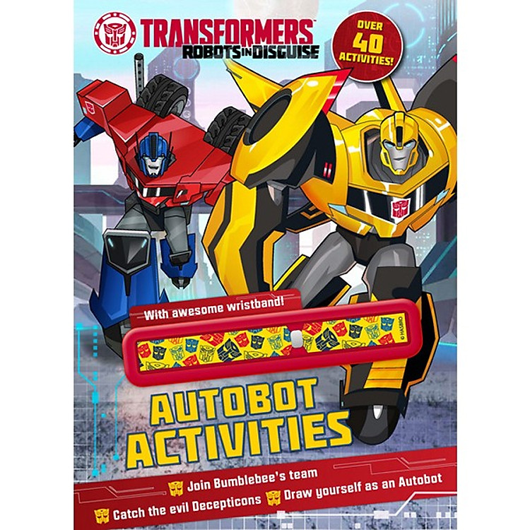 Sách Transformers Robots in Disguise Autobot Activities