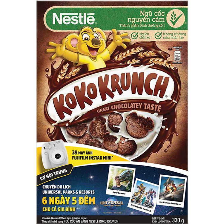 Bánh Ăn Sáng Nestle KoKo Krunch (330g)