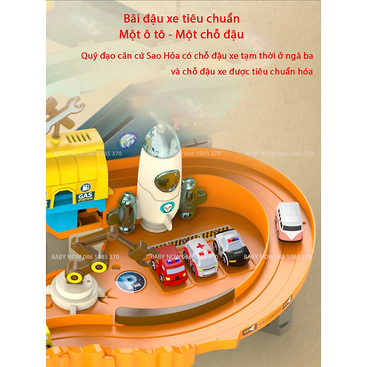 Đồ chơi Ô tô đường đua vũ trụ Chính hãng Ưu đãi - Hình ảnh 3