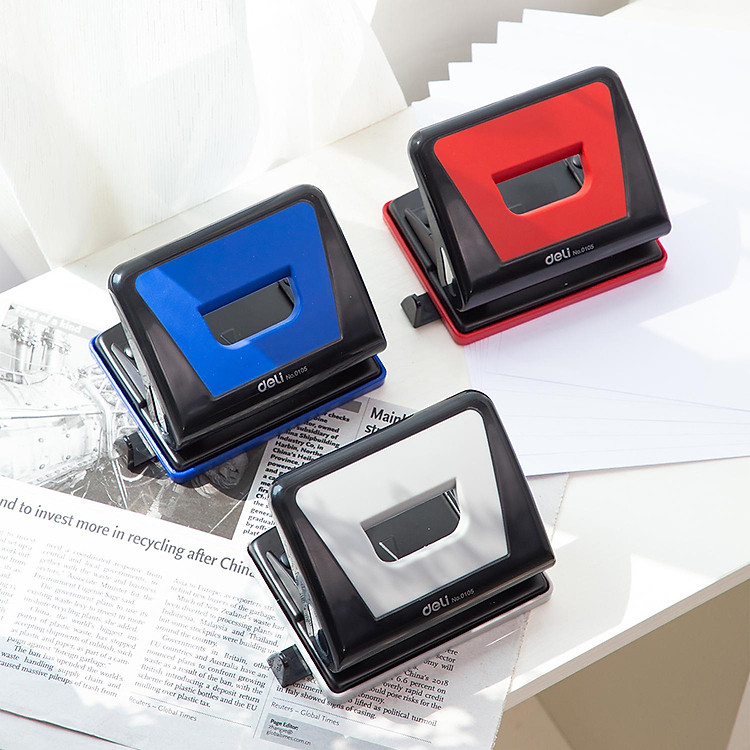 Bấm Lỗ Deli (15 tờ) - Ảnh 4