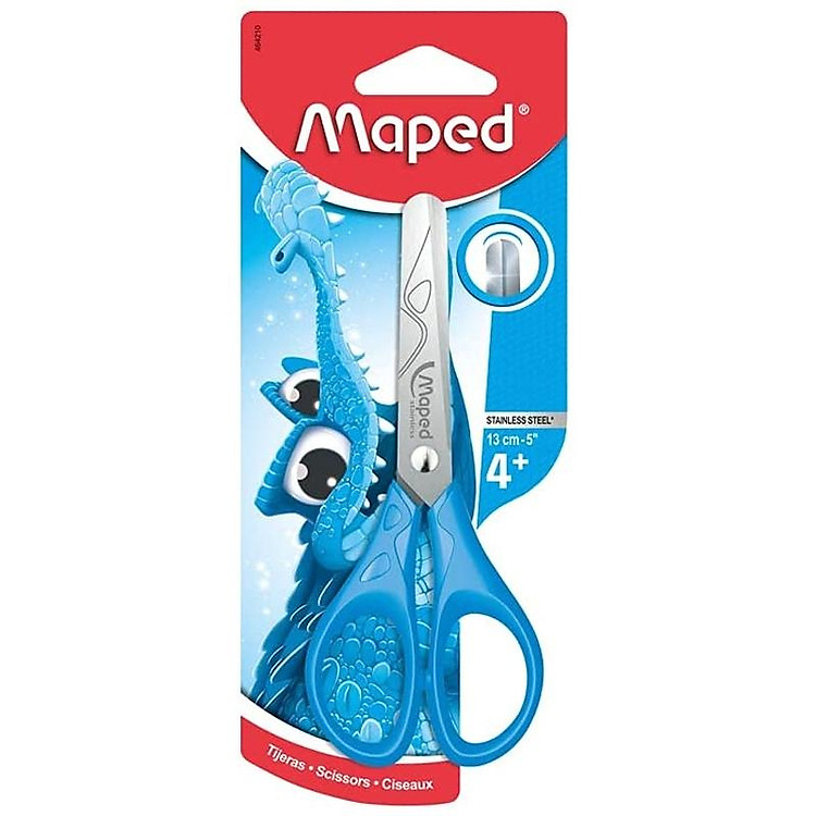 Kéo Maped Essentials 464210 13cm - Màu Xanh - Ảnh 2