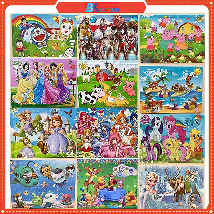 Combo 5 tranh ghép hình cho bé Chính hãng Tiết kiệm