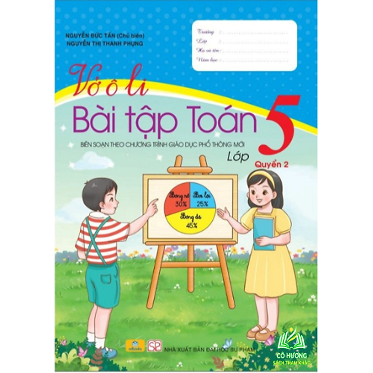 Vở Ô Li Bài Tập Toán Lớp 5 – Tập 2