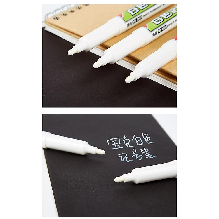 Bút Marker Đánh Đấu Mực Trắng 3mm (12 cây) - Ảnh 2