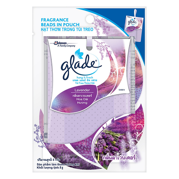 Túi Treo Thơm Mát Hương Hoa Oải Hương Glade (8g)