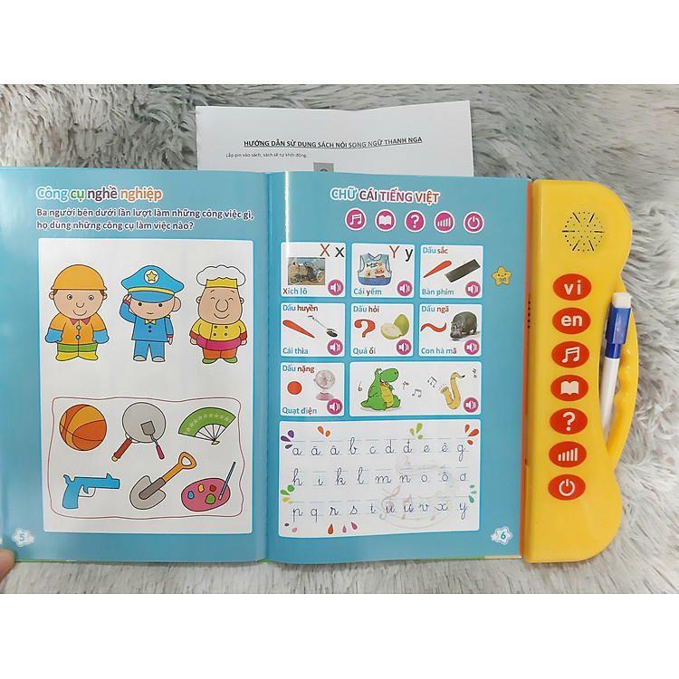 Bảng Nói Điện Tử Song Ngữ Cho Bé Chính hãng Giá tốt - Hình ảnh 3