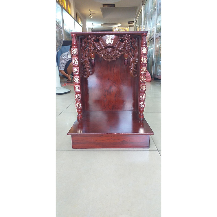 Bàn thờ Thần Tài Ông Địa giá rẻ gỗ Ép ngang 37 cao 51 , Mã SP E1 - Đồ Thờ Thắng Duyên Đại Phát