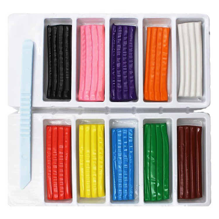 Mua Đồ Chơi Đất Nặn Thủ Công 10 Màu Chính hãng Tiết kiệm - Hình ảnh 3