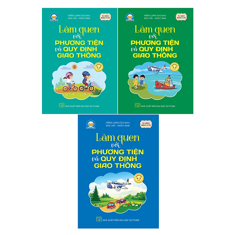 Combo 3 cuốn Làm quen với Phương tiện và Quy định Giao thông