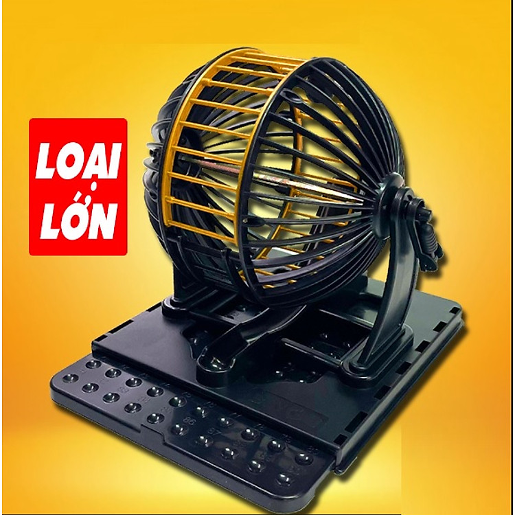 Bộ Lồng Quay Bingo 90 Số Tặng Móc Khóa Chính hãng Giá tốt - Hình ảnh 3