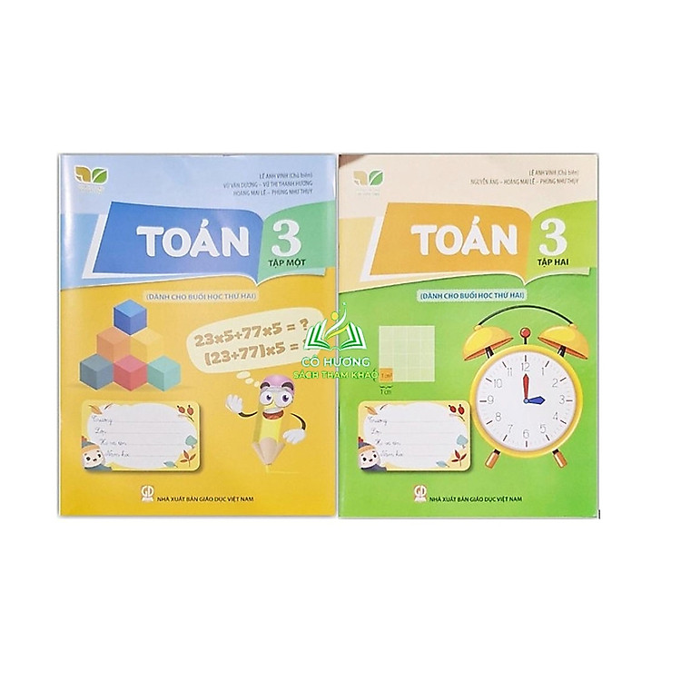 Sách - Combo Toán 3 tập 1 + tập 2 dành cho buổi học thứ hai ( kết nối tri thức với cuộc sống )