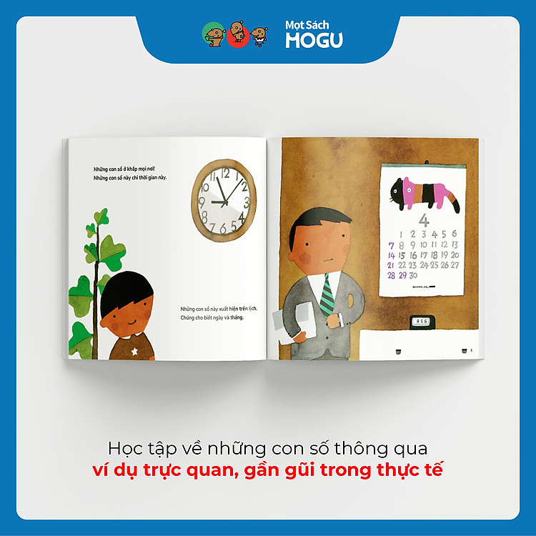 Truyện Ehon bé 3-4-5 tuổi - Những Con Số Quanh Ta - Ảnh 5