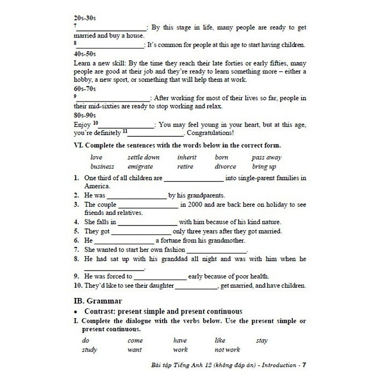 Bài Tập Tiếng Anh 12 - Ảnh 5