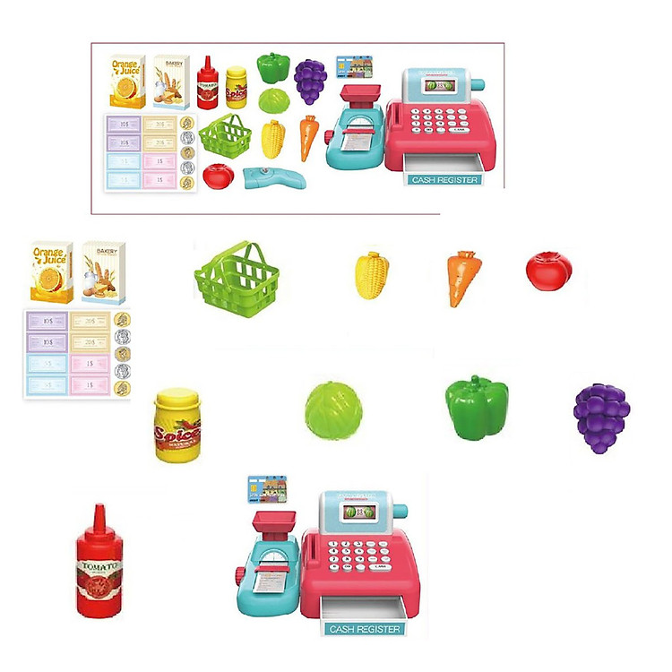 Bộ đồ chơi BOWA 8352A - Quầy thanh toán Chính hãng Giá rẻ - Hình ảnh 5