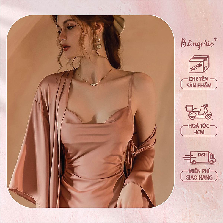 Váy Ngủ Nữ Tính Cuốn Hút (Không kèm áo choàng) - B.Lingerie