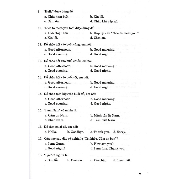 612 Câu Trắc Nghiệm Tiếng Anh 3 - Có Đáp Án - Ảnh 3