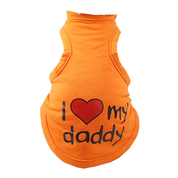 Áo Họa Tiết Momy & Daddy Cho Chó Mèo (Giao Màu Ngẫu Nhiên)