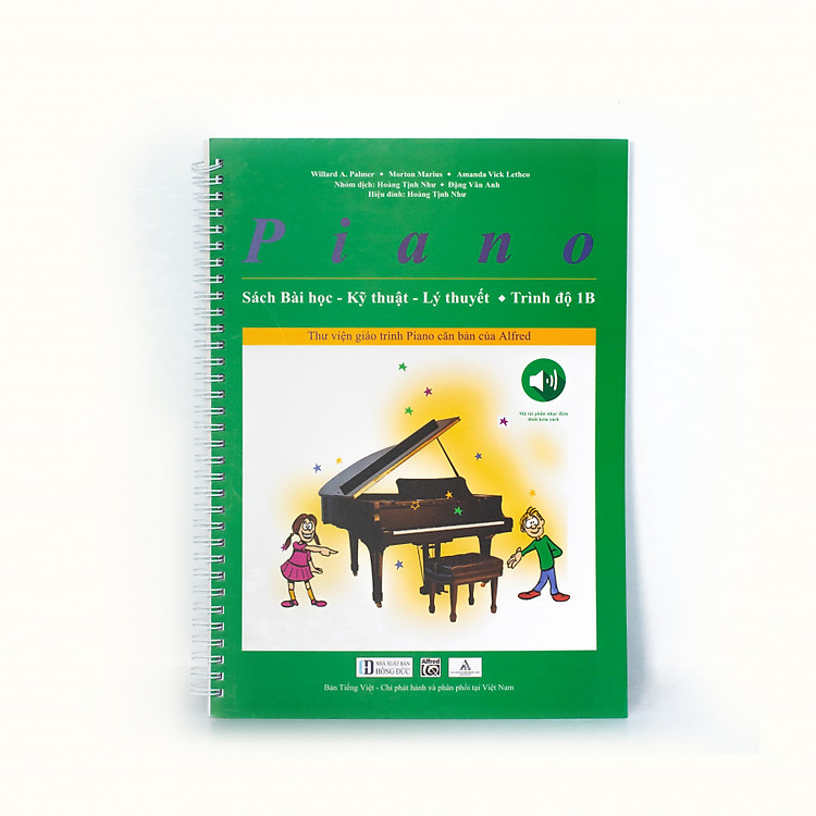Gíao trình Piano căn bản dành cho thiếu nhi của Alfred 1B